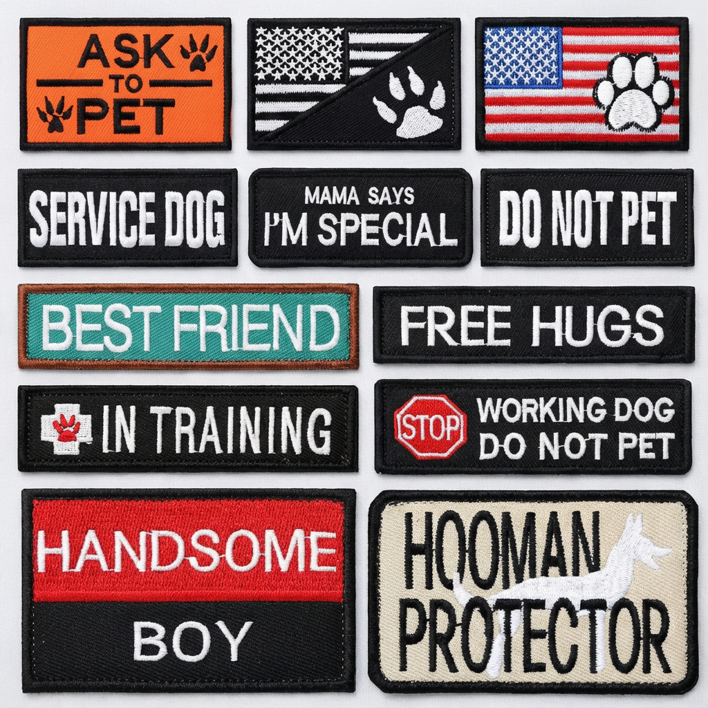 12 Pieces Random Tactical Morale Patch Bundle