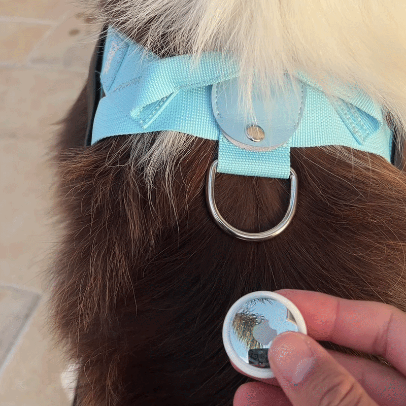Snap-On AirTag Pocket - Attaches to Your Harness