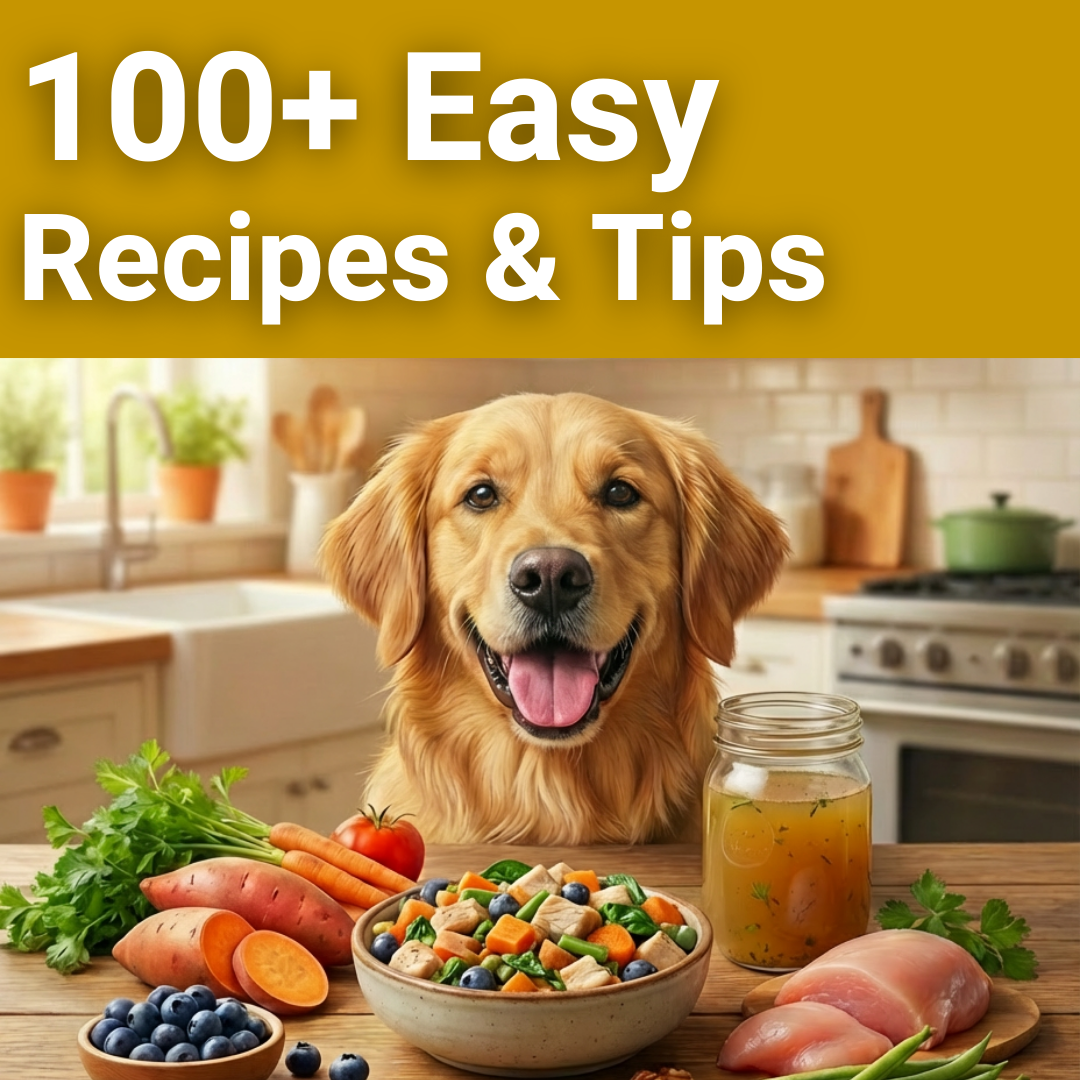 ⁠100+ Easy Meals & Tips for a Longer, Healthier Dog Life